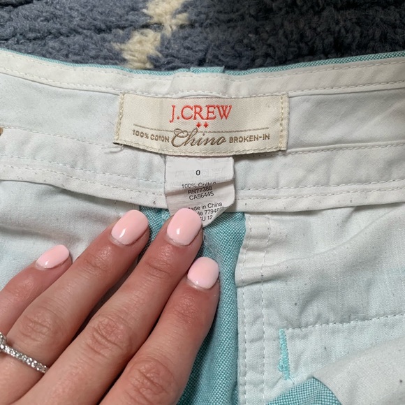 J Crew Light Blue Chino Shorts - Picture 3 of 5